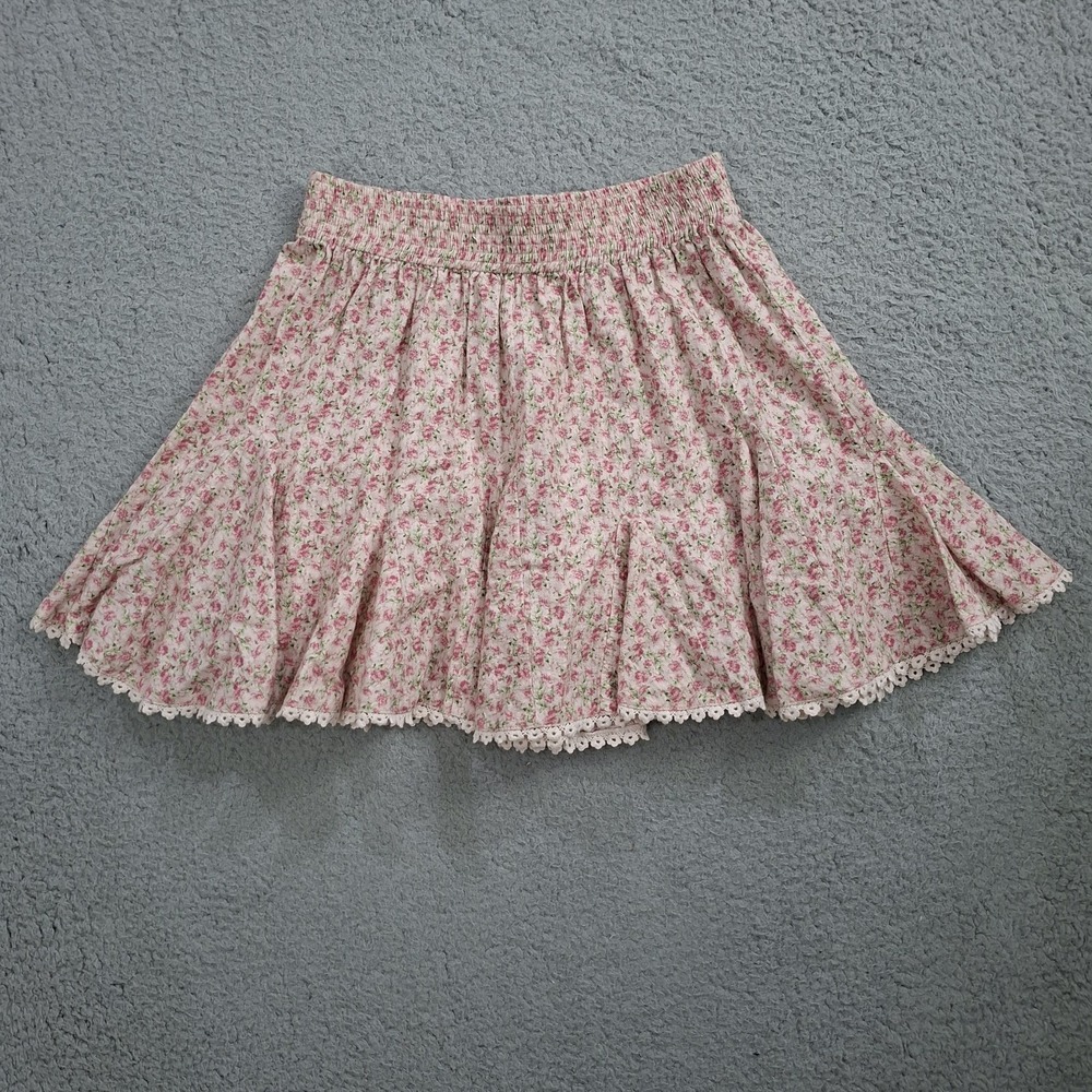 Showโ Me Your Mumu Charm Mini Skirt in Little Rose Floral, size XS
